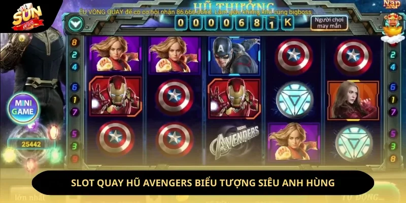 Nổ hũ Avengers với biểu tượng siêu anh hùng quen thuộc và phần thưởng lớn Nổ hũ Avengers với biểu tượng siêu anh hùng quen thuộc và phần thưởng lớn